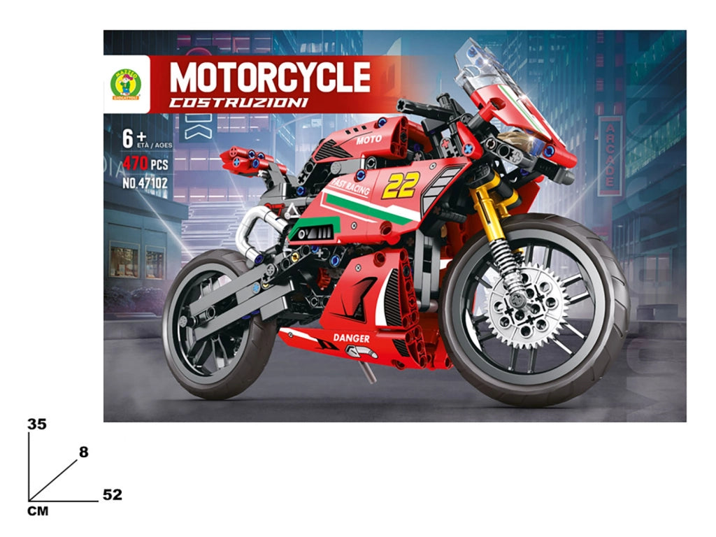 Costruzioni Moto 470 Pezzi Rosso