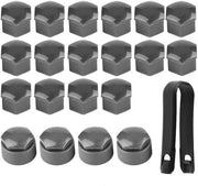 Kit di protezione per pneumatici 20 pezzi - Coprimozzi 17 mm - Antifurto - Protezione - Fissaggio - Resistente allo shock - Coprimozzo 

Dettagli prodotto: 
- 20 pezzi
- 17 mm di diametro
- Prodotto con materiali schokbestendig