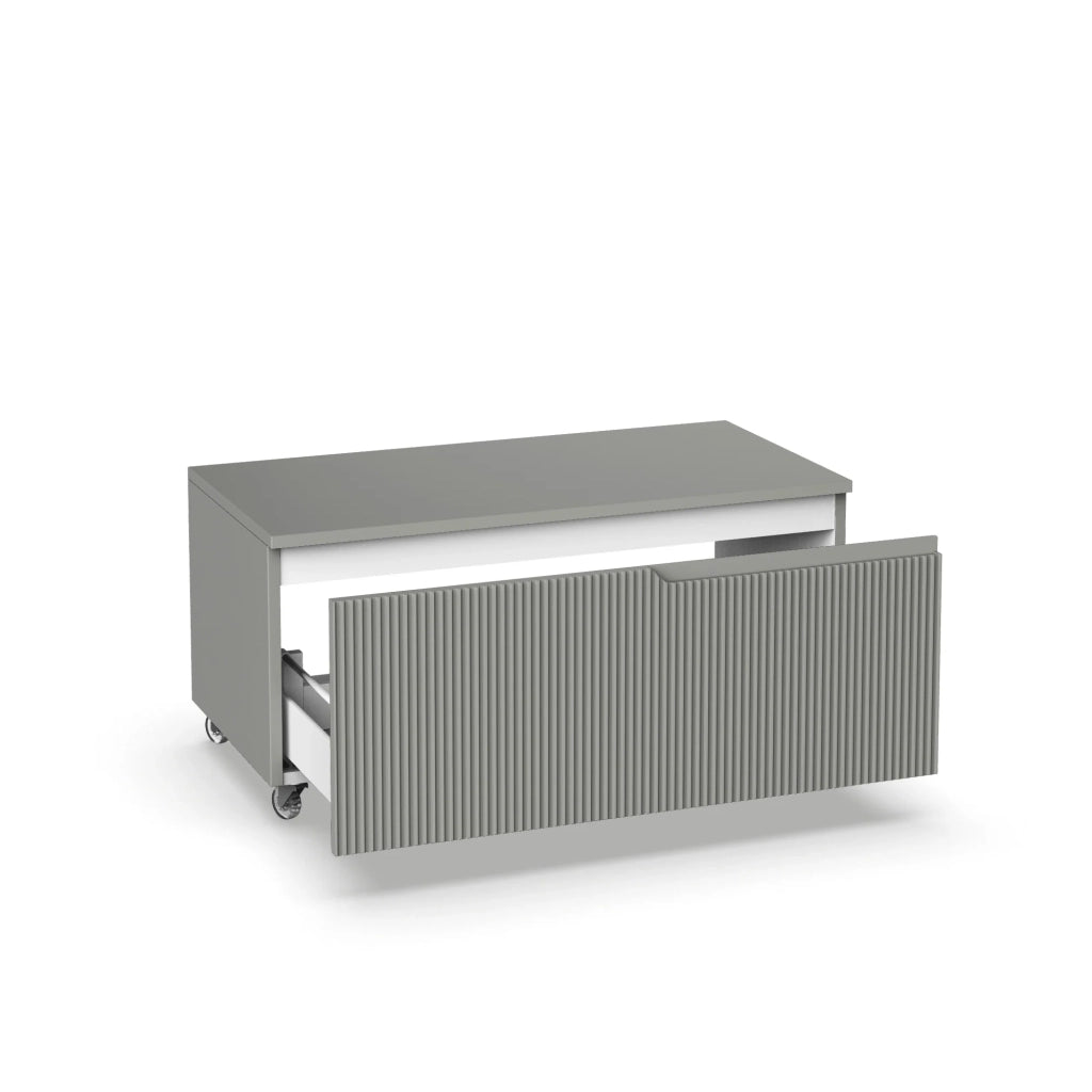 Cassettiera VENERE grigio opaco_90x45x42