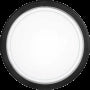 PLAFONIERA PLANET 1 NERA CON VETRO BIANCO SERIGRAFATO - EGLO 83159