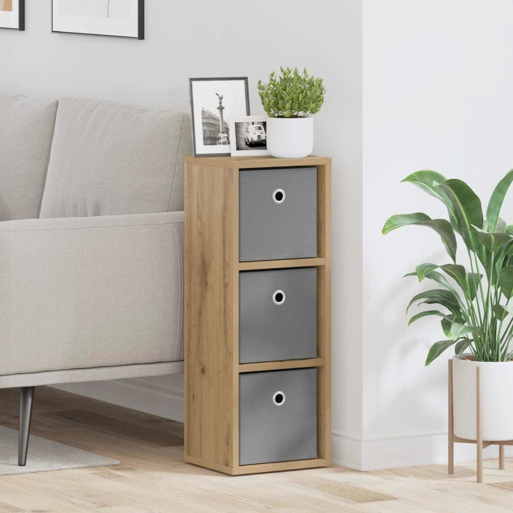 Credenza con cassetto Rovere artigianale 25,5 x 22 x 69,5 cm