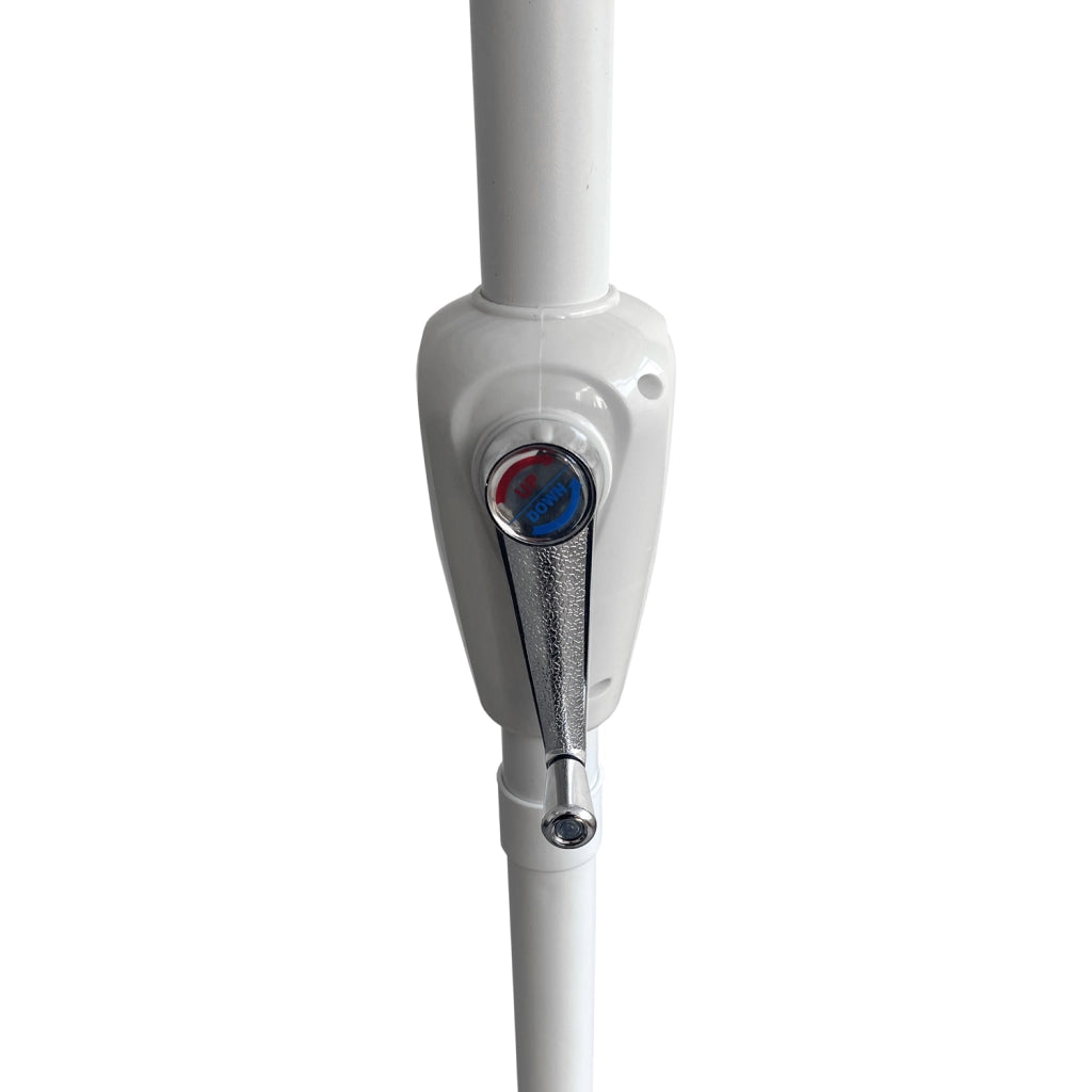 BANDOLOmbrellone rotondo diritto diametro 2,70 m con strisce arancioni