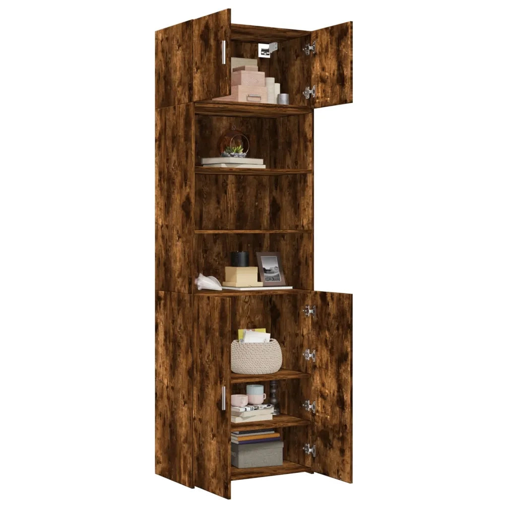 Armadietto Rovere Fumo 70x42,5x225 cm in Truciolato CFW7767281