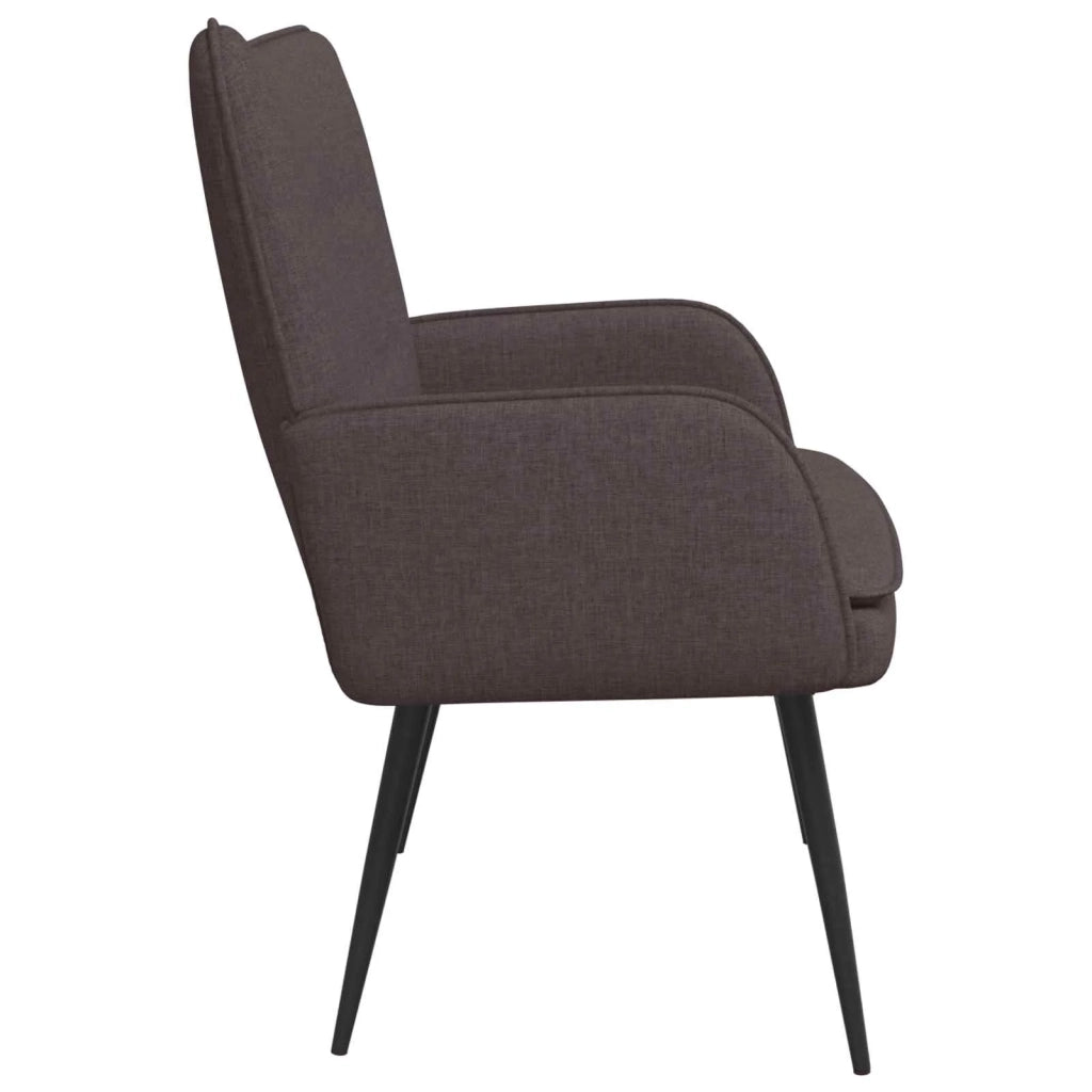 Divano a 2 Posti Marrone Scuro 115 x 61 x 87 cm Tessuto 42028906