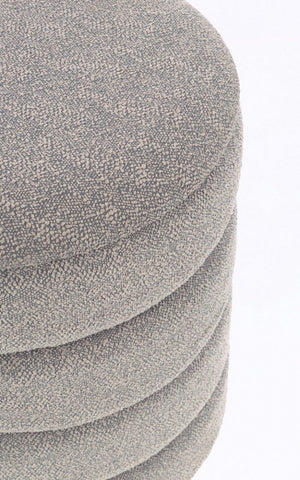 Set 2 Pouf Contenitore Katerina in Bouclè