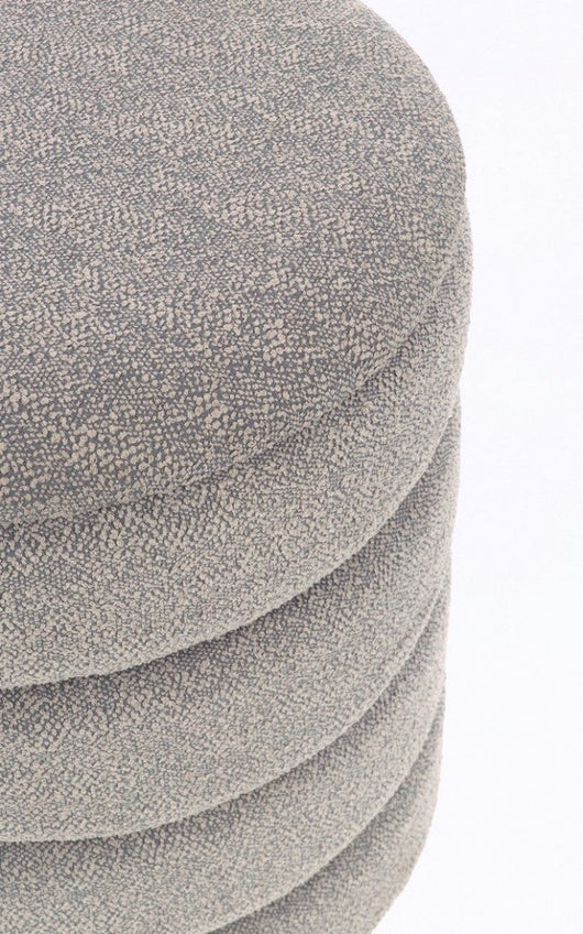 Set 2 Pouf Contenitore Katerina in Bouclè