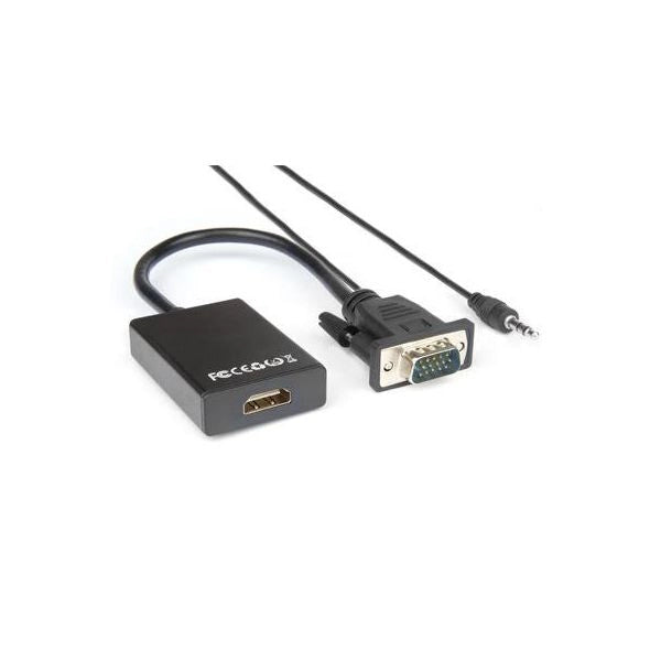 Cavo video vga a hdmi f jack 3.5mm - XVAVGA-HDMA