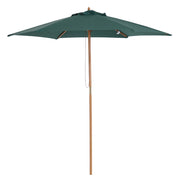Ombrellone da Giardino in Legno ¨C zephmum ¨C Verde ?250x230cm