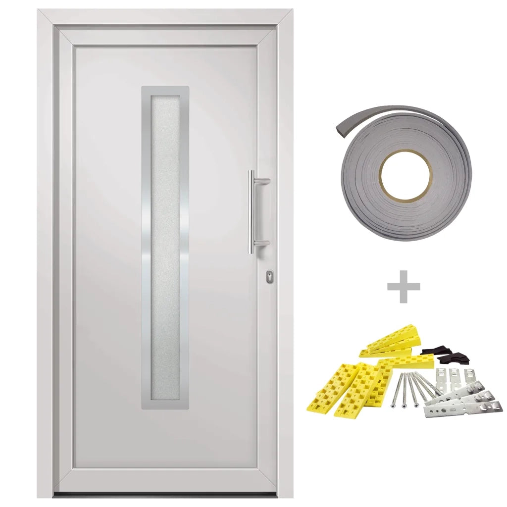 Porta di Ingresso Bianca 98x208 cmcod mxl 95345