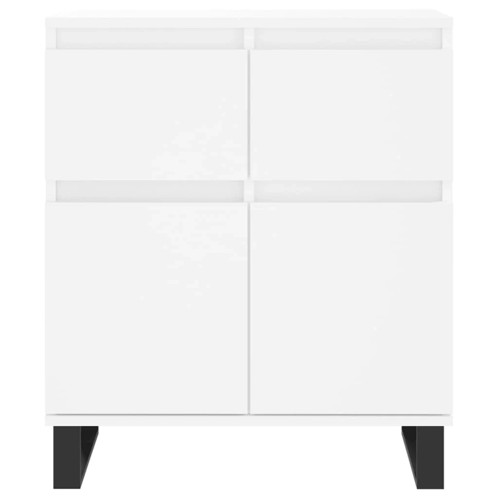 Buffet credenza cassettiera mobiletto mobile contenitore organizer per cucina soggiorno salotto 60 x 35 x 70 cm legno ingegnerizzato bianco 02_0030368