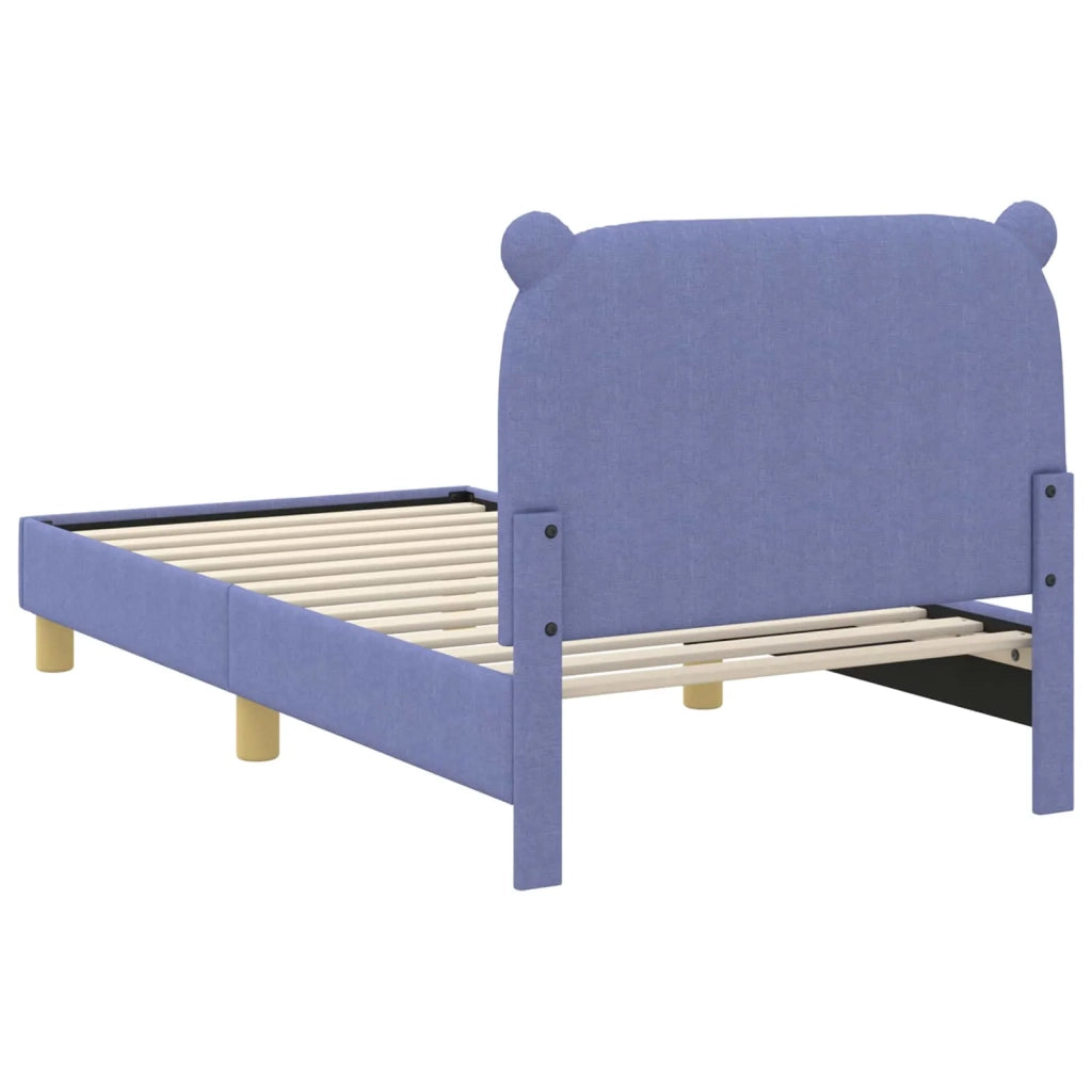 Struttura letto Bambini | Letto Infantile | Lettino con testata Blu jeans 80 x 160 cm
