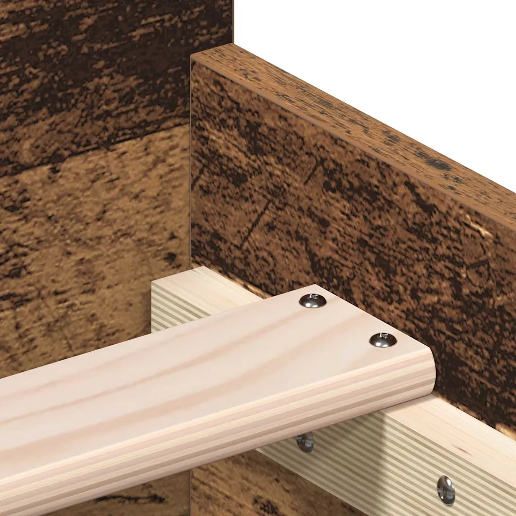 Giroletto senza Materasso Legno Antico 75x190 cm in Truciolato 862310