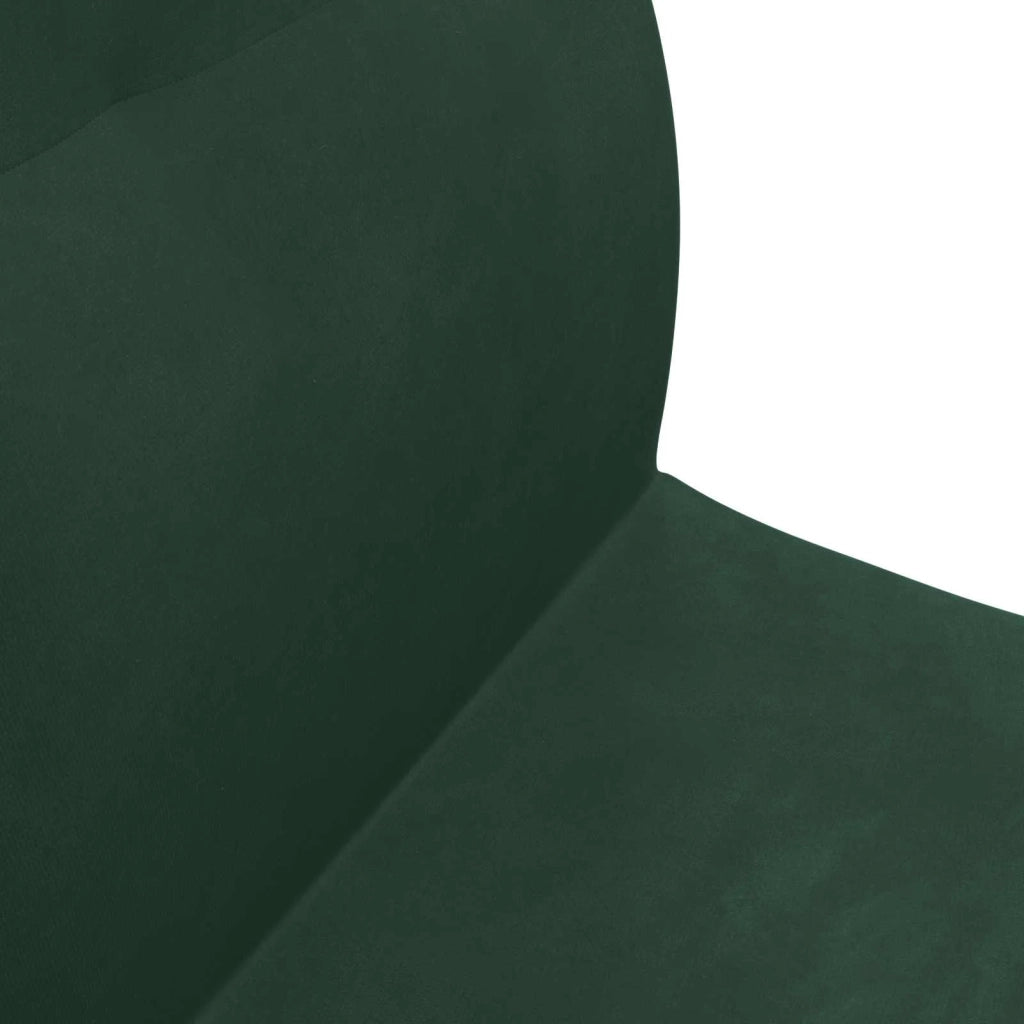 Sedia da Pavimento Verde Scuro 46 x 50 x 61 cm Velluto 42028176