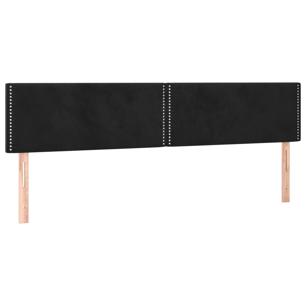 Giroletto senza Materasso Nero 120x190 cm Velluto 3270574