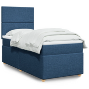 Giroletto a Molle con Materasso Blu 90x190 cm in Tessuto 3293434