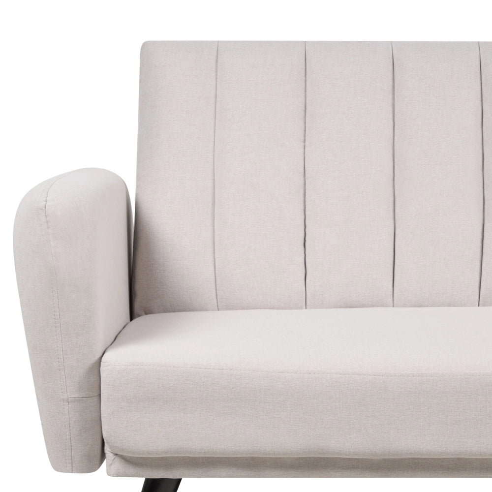 Divano letto 3 posti in tessuto beige Tappezzeria Elegante Glam Moderno Soggiorno Camera Da Letto