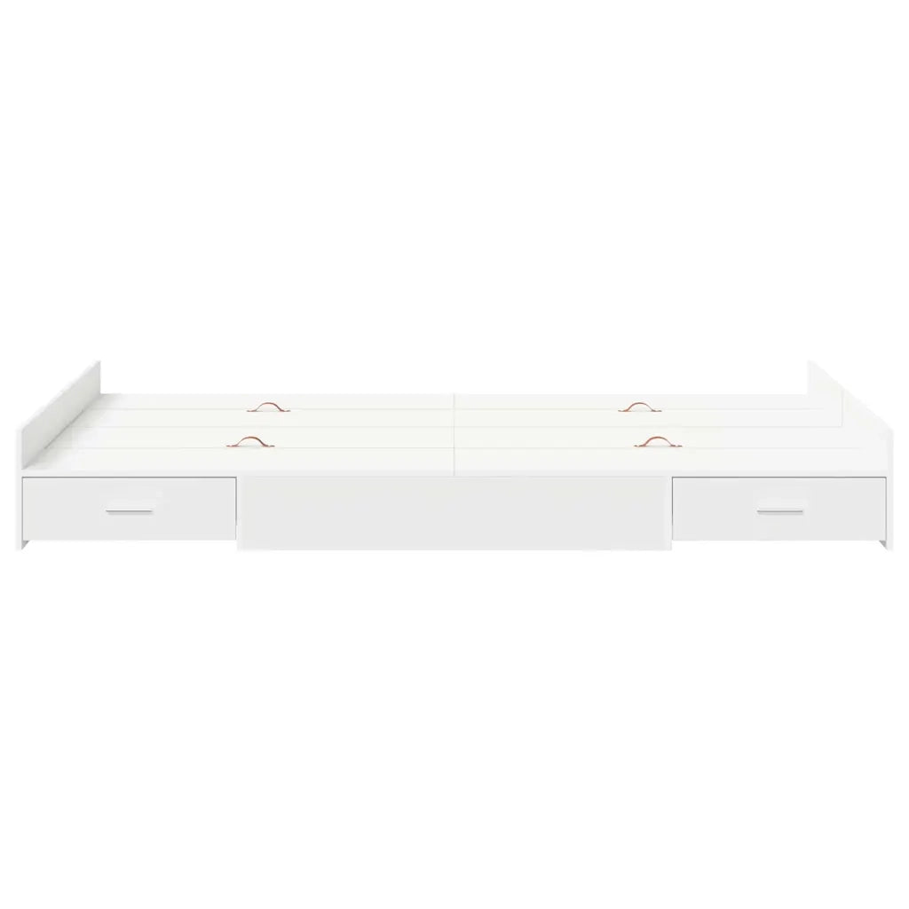 Struttura letto con contenitore Bianco 120 x 190 cm 3335325