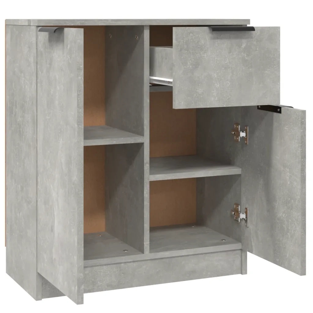 Credenza Grigio Cemento 60x30x70 cm in Legno Multistrato 811110