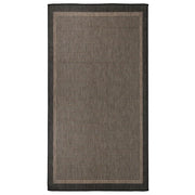 Tappeto da Esterni a Tessitura Piatta 80x150 cm Marrone Scuro cod mxl 71381