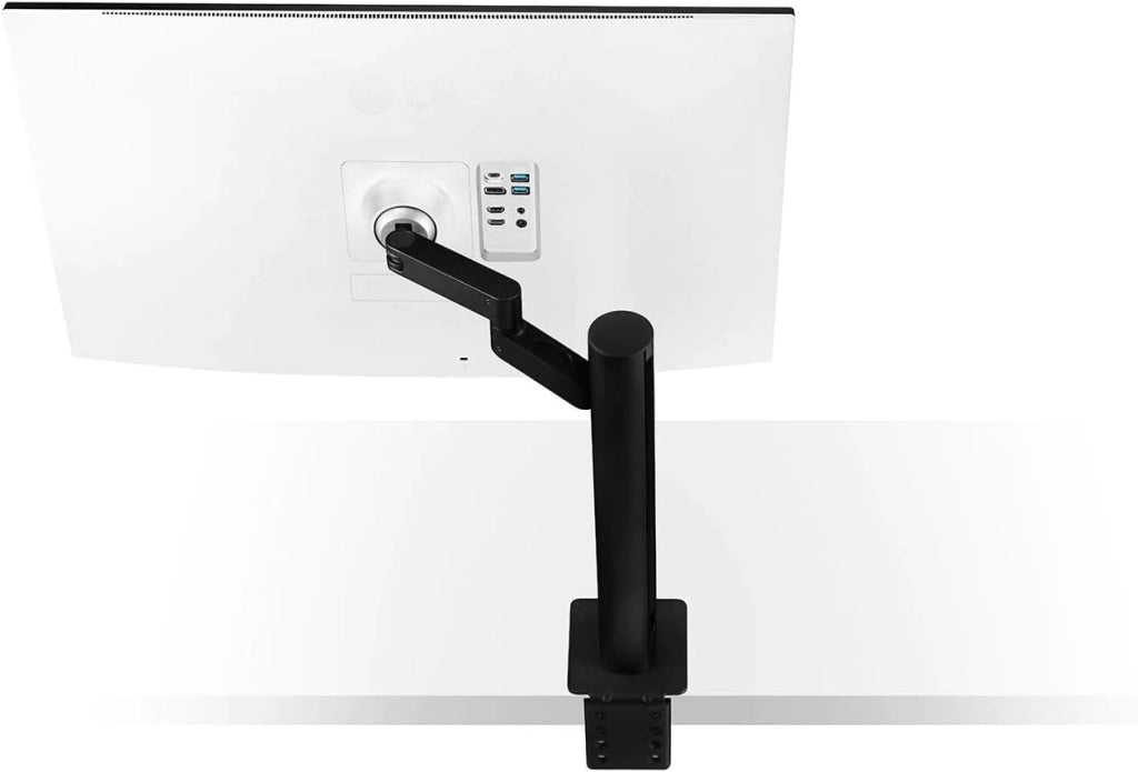 32UN88A - Monitor Ultra HD 4K Ergo da 80 cm (31,5"), pannello IPS, HDR10, base ergonomica), colore: Nero/Bianco