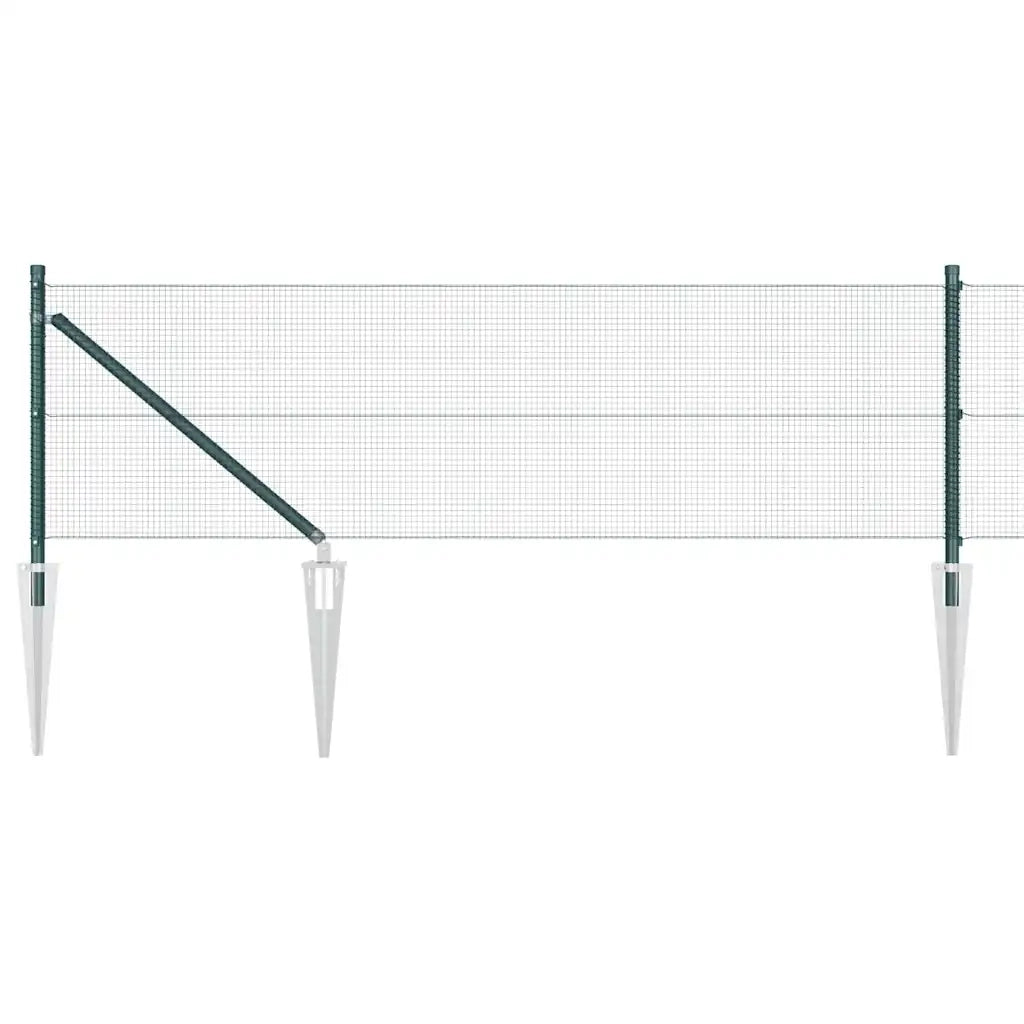 Palo della recinzione Verde 50 x 0,6 m (maglia 12 x 12 mm)