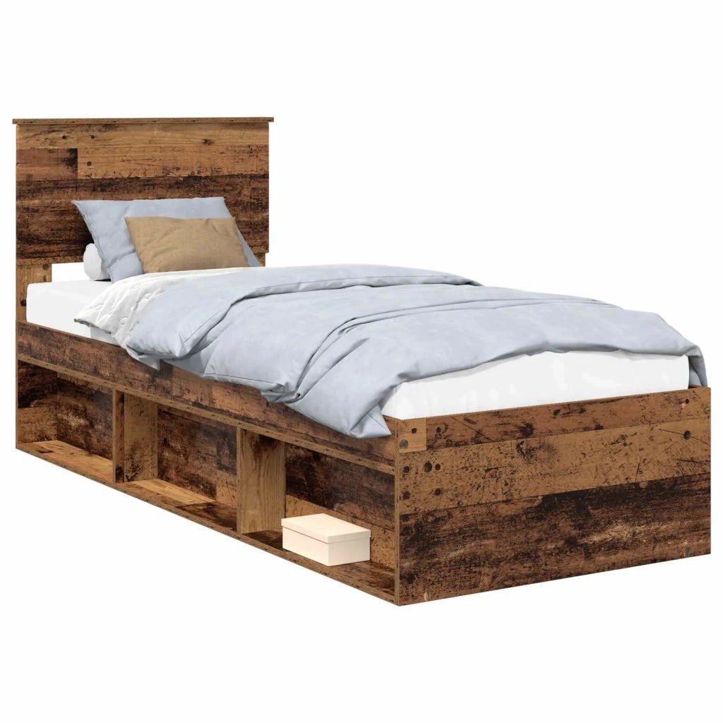 Struttura del letto Legno vecchio 75 x 190 cm Pino massello 3410670