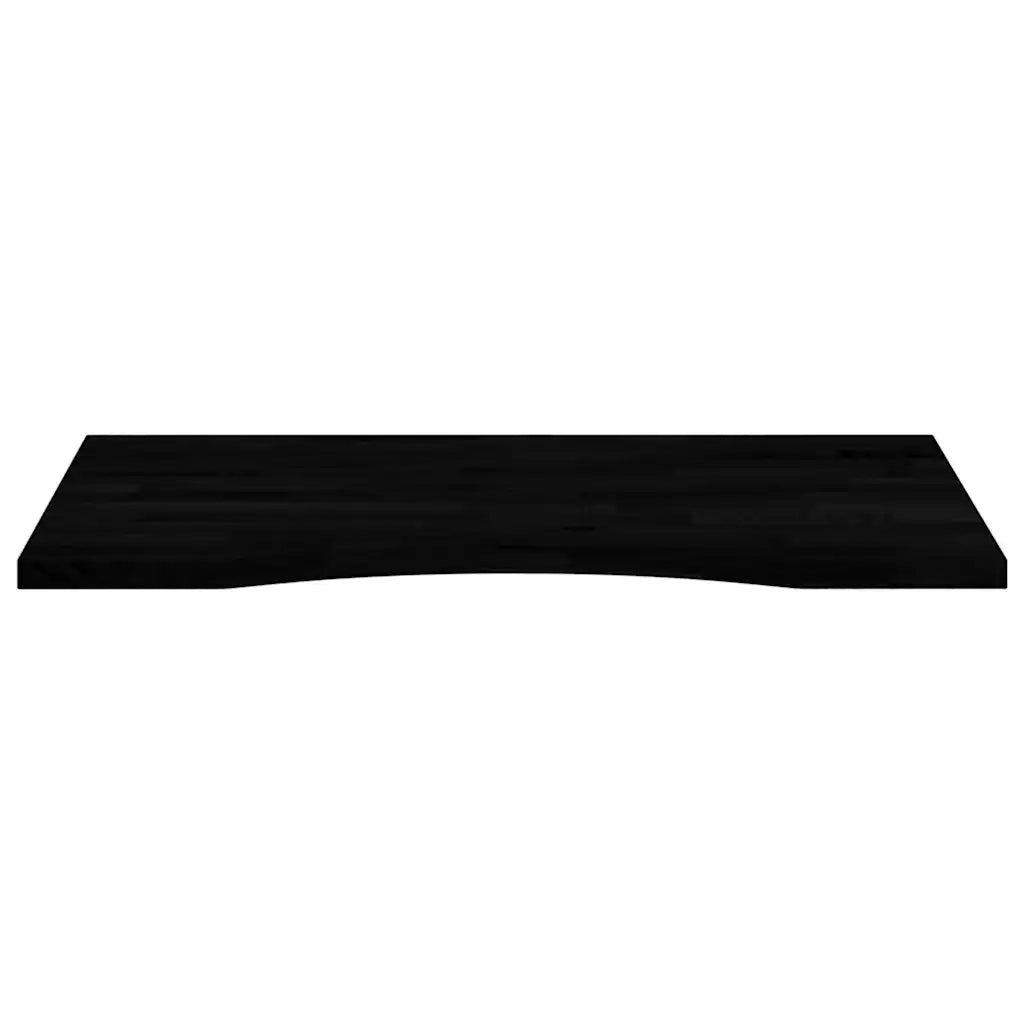 Piano Scrivania Marrone Scuro 80x50x2,5 cm in Rovere Massello 4009027