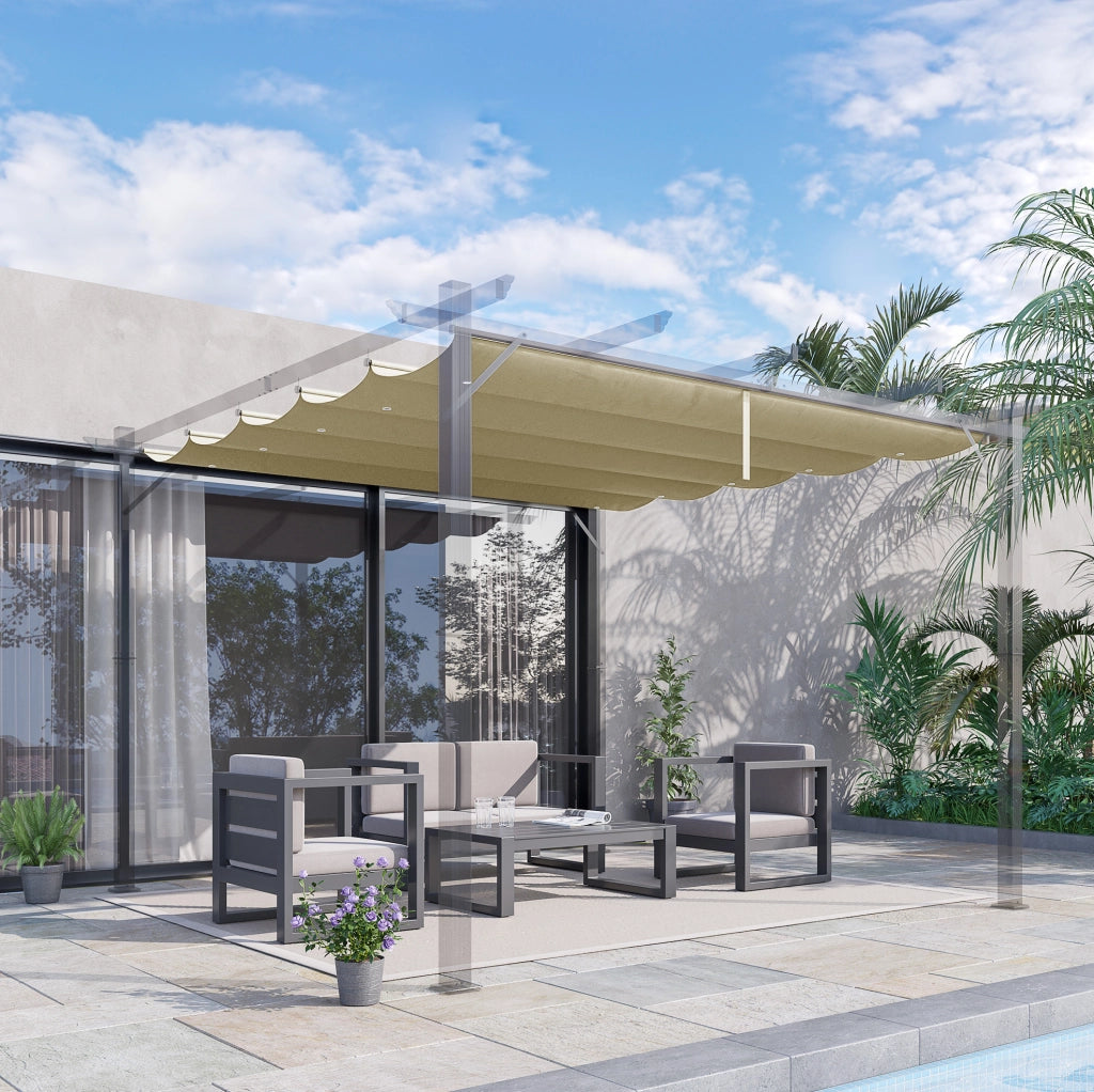 Telo di ricambio beige per pergola 250 x 255 cm