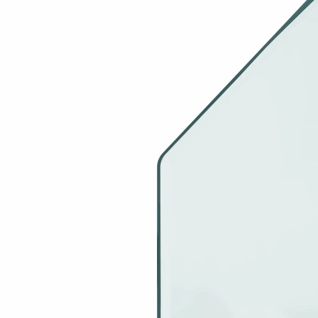 Piastra in vetro per camino Trasparente 120 x 50 cm Vetro CFW4856840