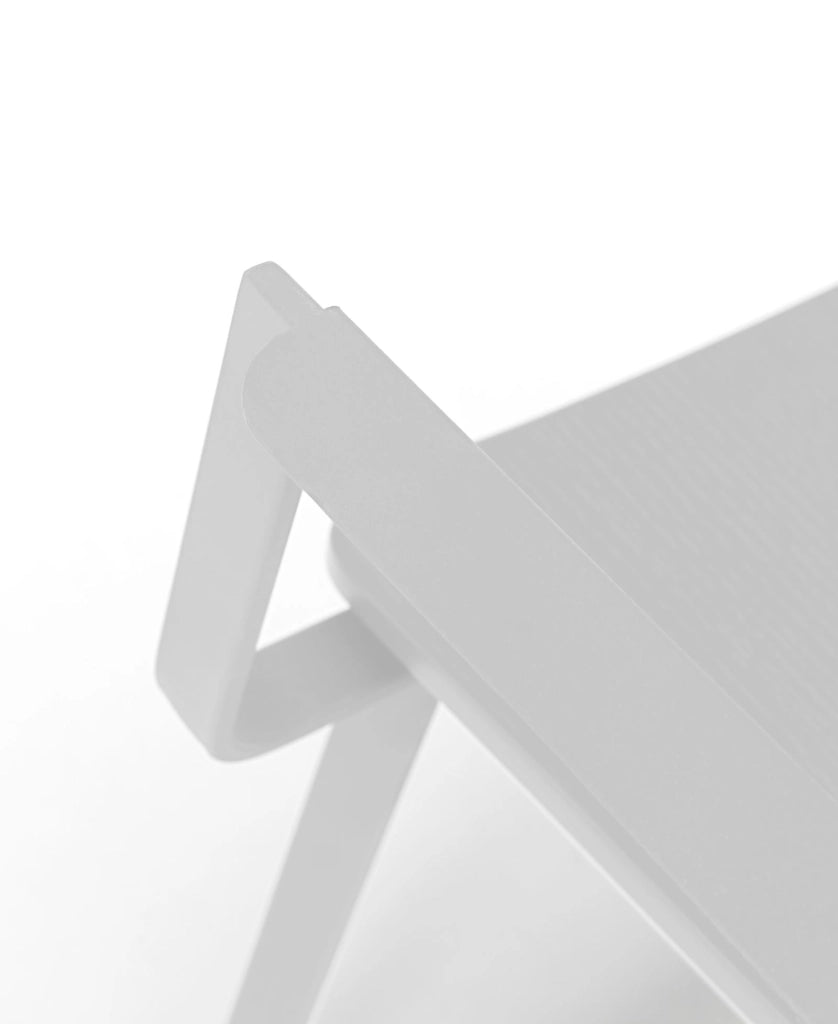 Set 4 Sedie 61x51,5xH82 cm in Legno e Metallo Woody capotavola Bianco