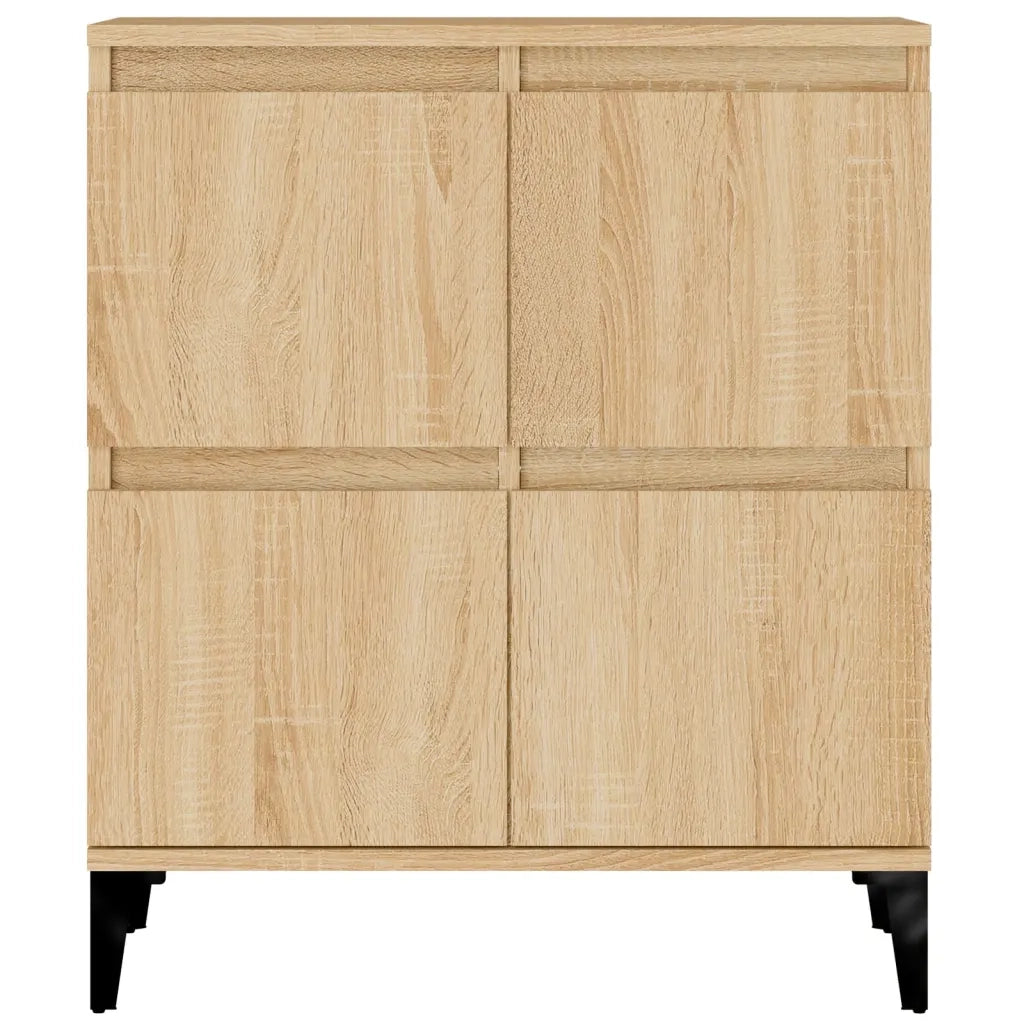 Credenze 2pz Rovere Sonoma 60x35x70 cm in Legno Multistrato