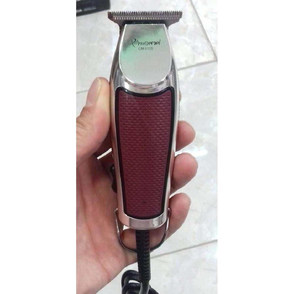 Trade Shop - Trimmer Professionale Tagliacapelli Elettrico Regolabile Con Filo Geemy Gm-6125 -