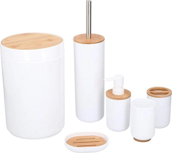Set di accessori per la camera da bagno – Set completo per la camera da bagno – Accessori per la camera da bagno – Sostenibile