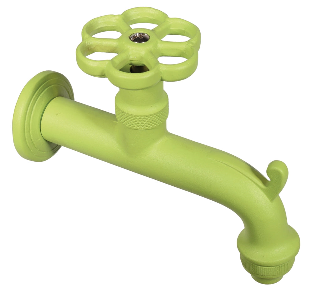 Rubinetto colorato in ottone Belfer Ø 22mm Colore: Verde Acido