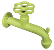 Rubinetto colorato in ottone Belfer Ø 22mm Colore: Verde Acido