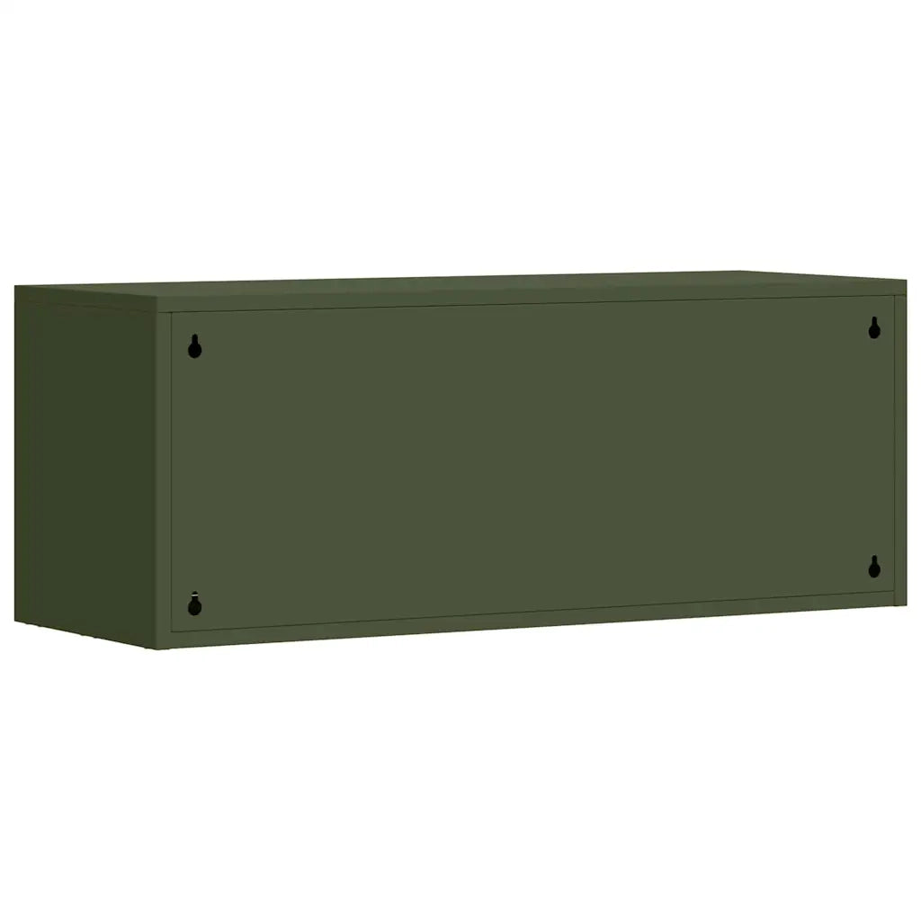 Armadio a muro per garage Oliver verde 90 x 33 x 35 cm 883275