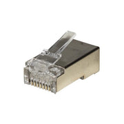 Plug link rj45 cat 6 schermato per cavo solido - confezione 100pz lkpl86p