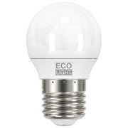 Bisonte Lampadina Led Sfera E27 8W=60W 806lm 6400k