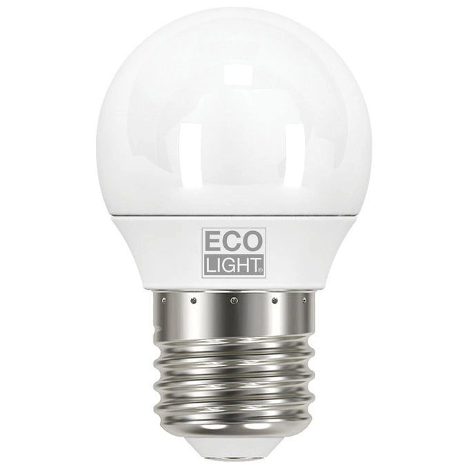 Bisonte Lampadina Led Sfera E27 8W=60W 806lm 6400k