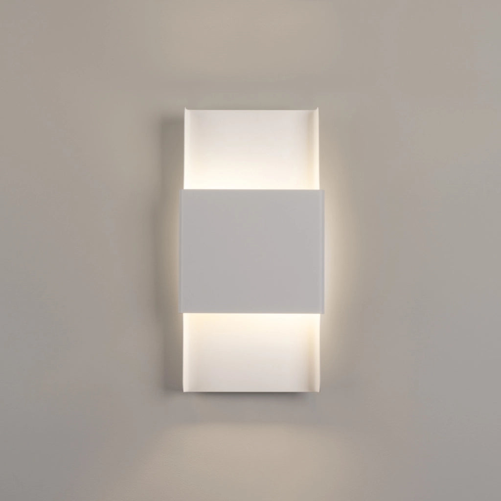 Applique moderna rettangolare bianca SKELDA 2xG9 Pure Lume