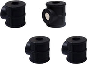 Haltere magnetiche 4-pack - Otre penne in silicone - Adattabili - Per lavagna bianca, frigorifero e scrivania - Nero