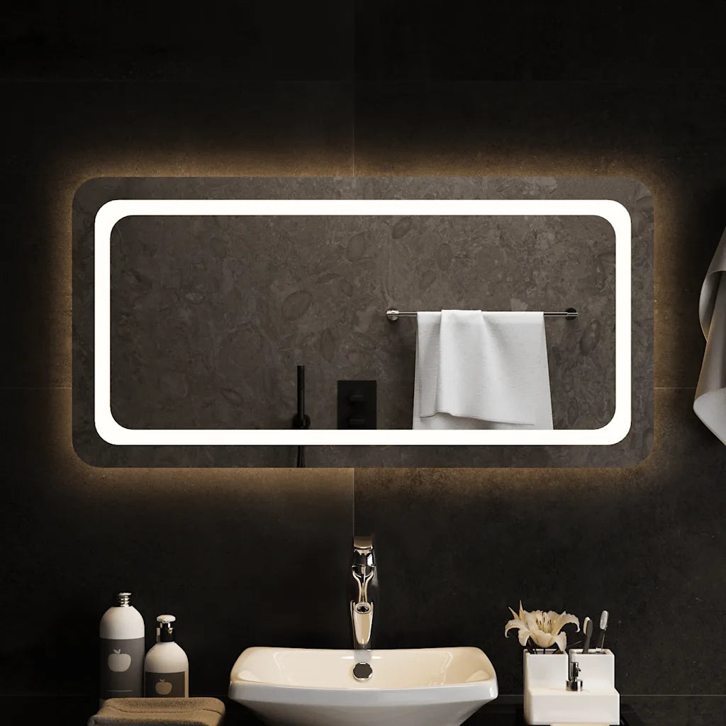 Specchio da Bagno con Luci LED 100x50 cm cod mxl 67826