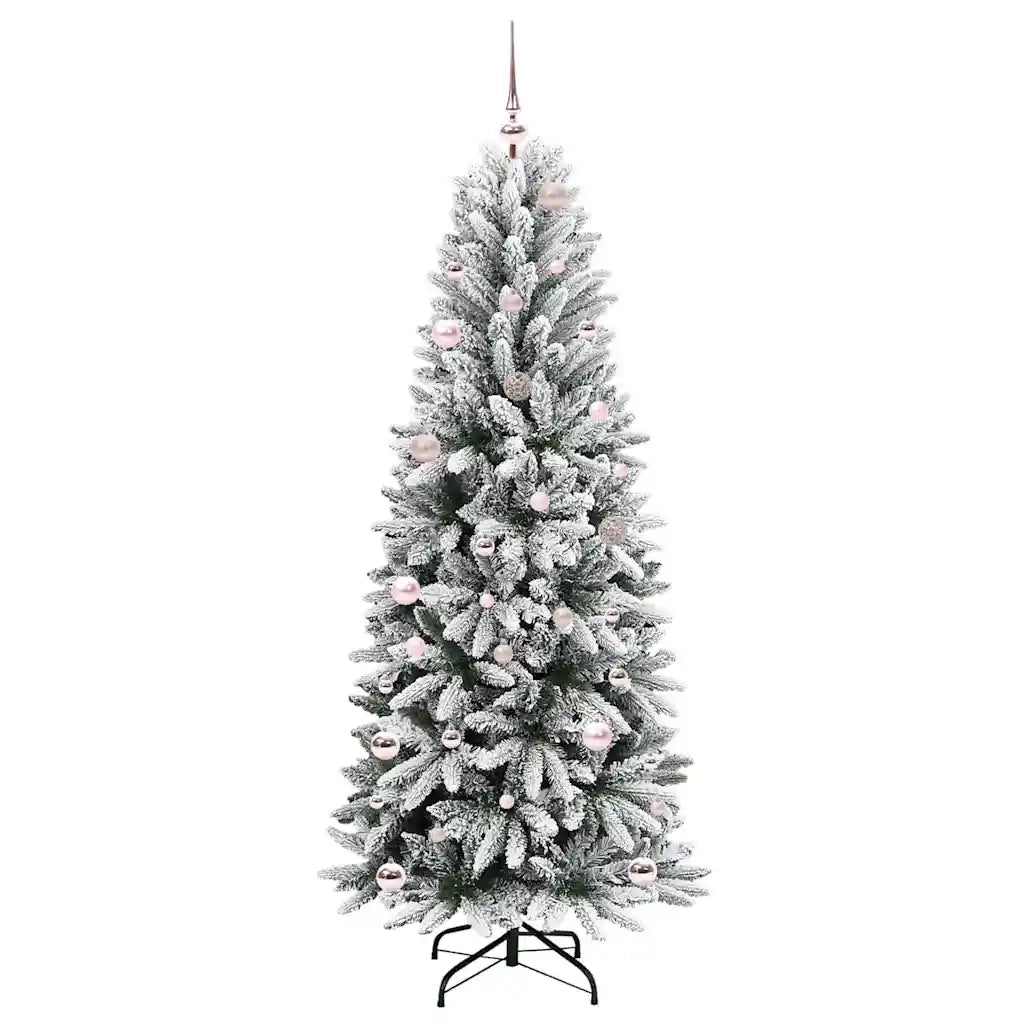 Albero di Natale | Decorazioni natalizie artificiale con 150 LED Bianco 150 cm