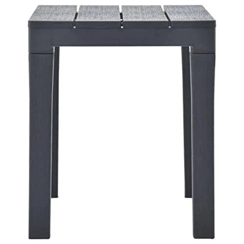 Progarden 8009271090743 Papua Set da Giardino con Tavolo e 2 Panche in Polipropilene Resistente agli Agenti Atmosferici e ai Raghi UV colore Bianco