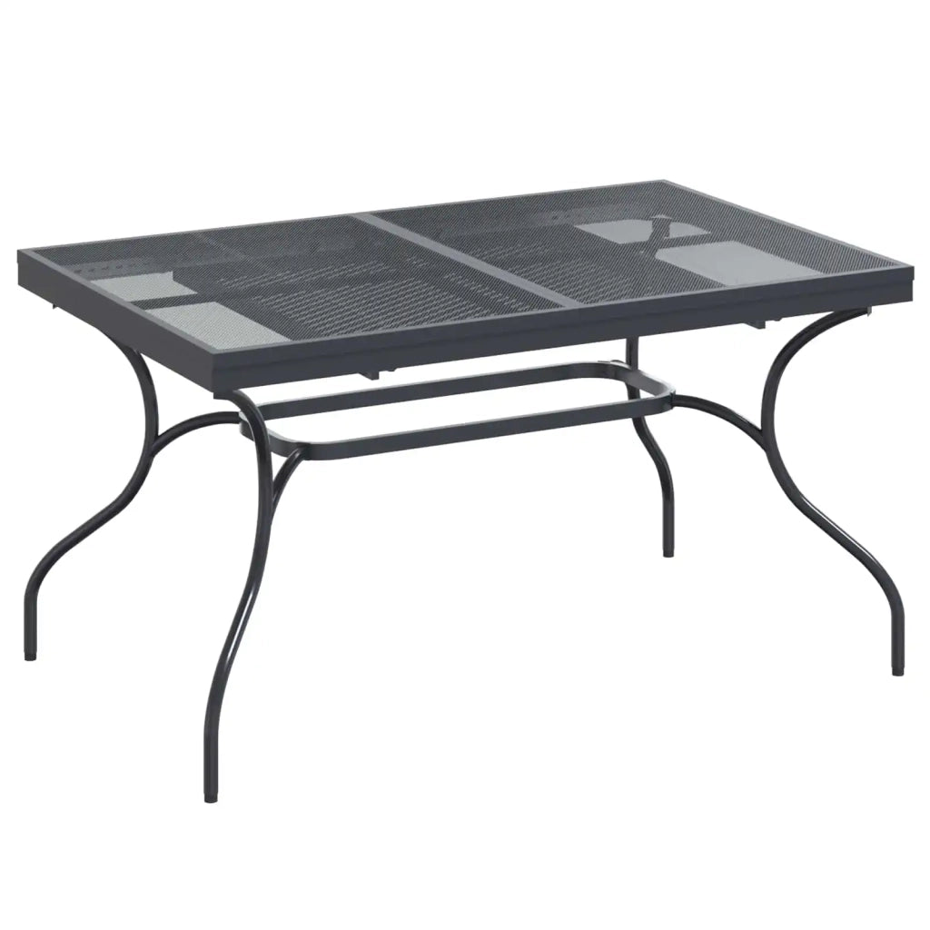 Set da Pranzo per Giardino 7 pcs Antracite Acciaio 3429144