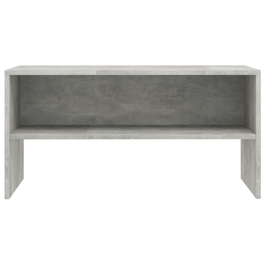 Mobile Porta TV Grigio Cemento 80x40x40 cm in Legno Multistrato 800058