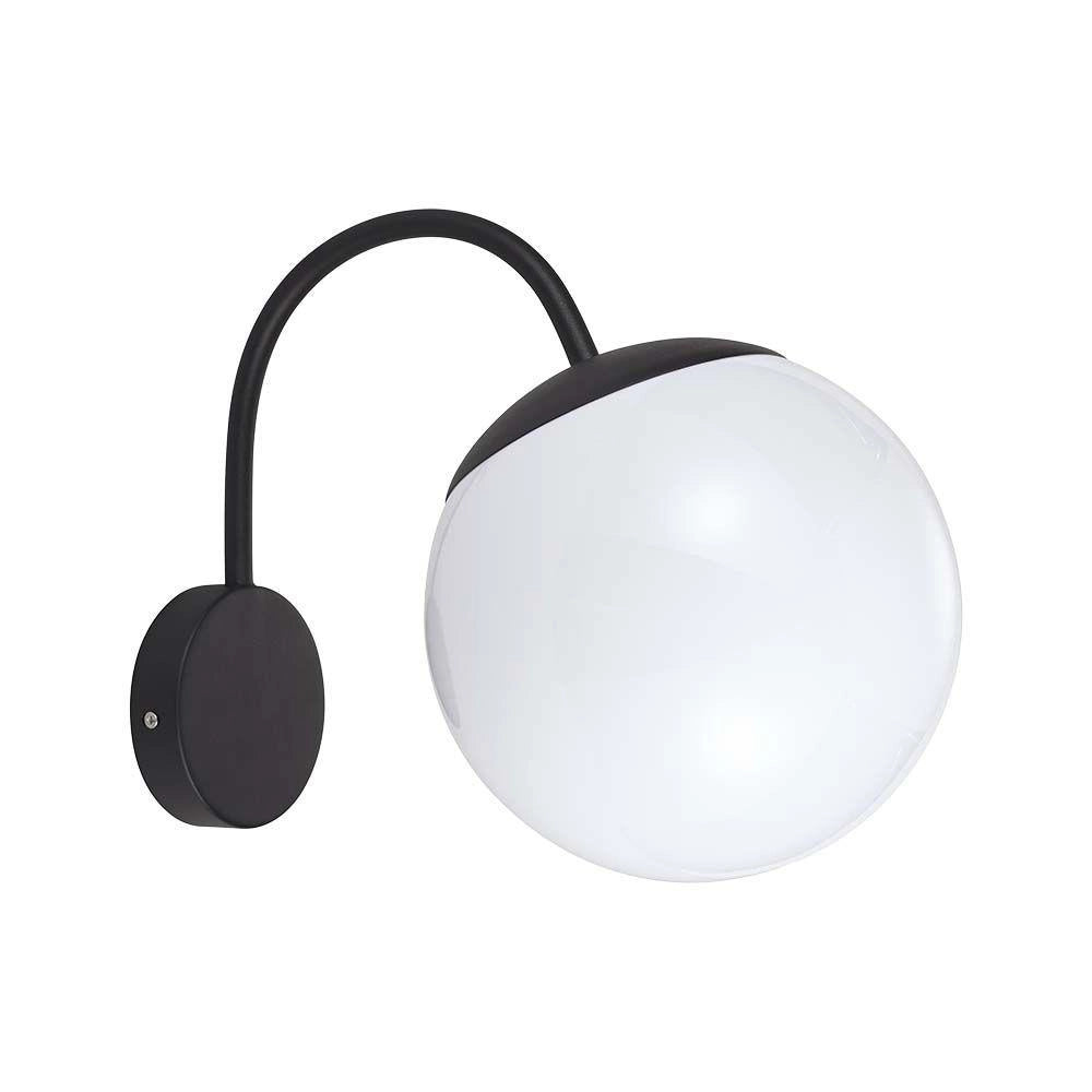 Applique esterno bianco/nero V-TAC E27 IP44 VT-1223-11823