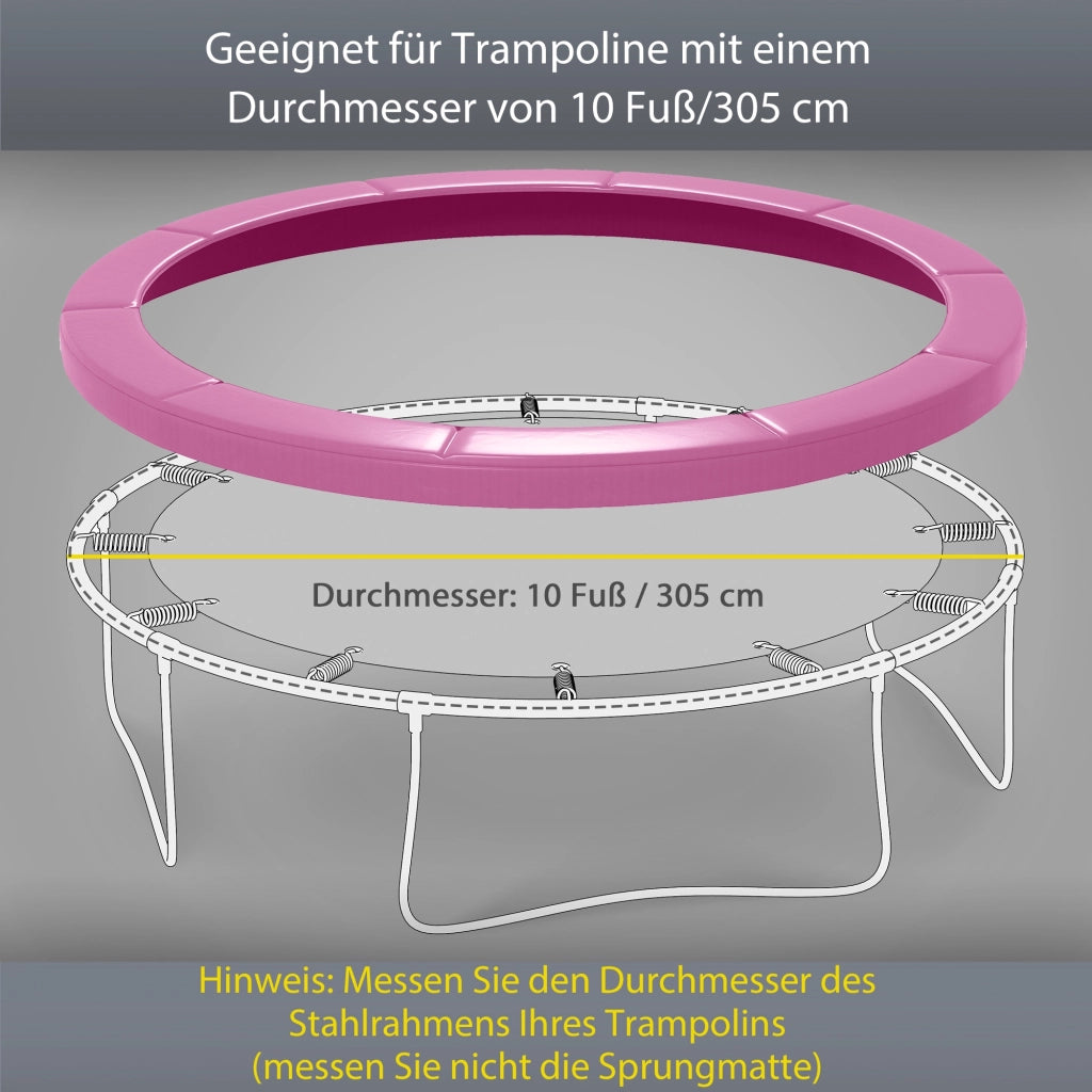 Copertura per trampolino ¨C zephmum ¨C rosa, diametro 305 cm