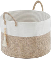 Cestello a Maglia Grande 65L con Cestello a Maglia per Bagno, Cestello per Bagno con Cestello a Maglia per Bagno, Cestello a Maglia per Bagno 50x33 cm, Marrone