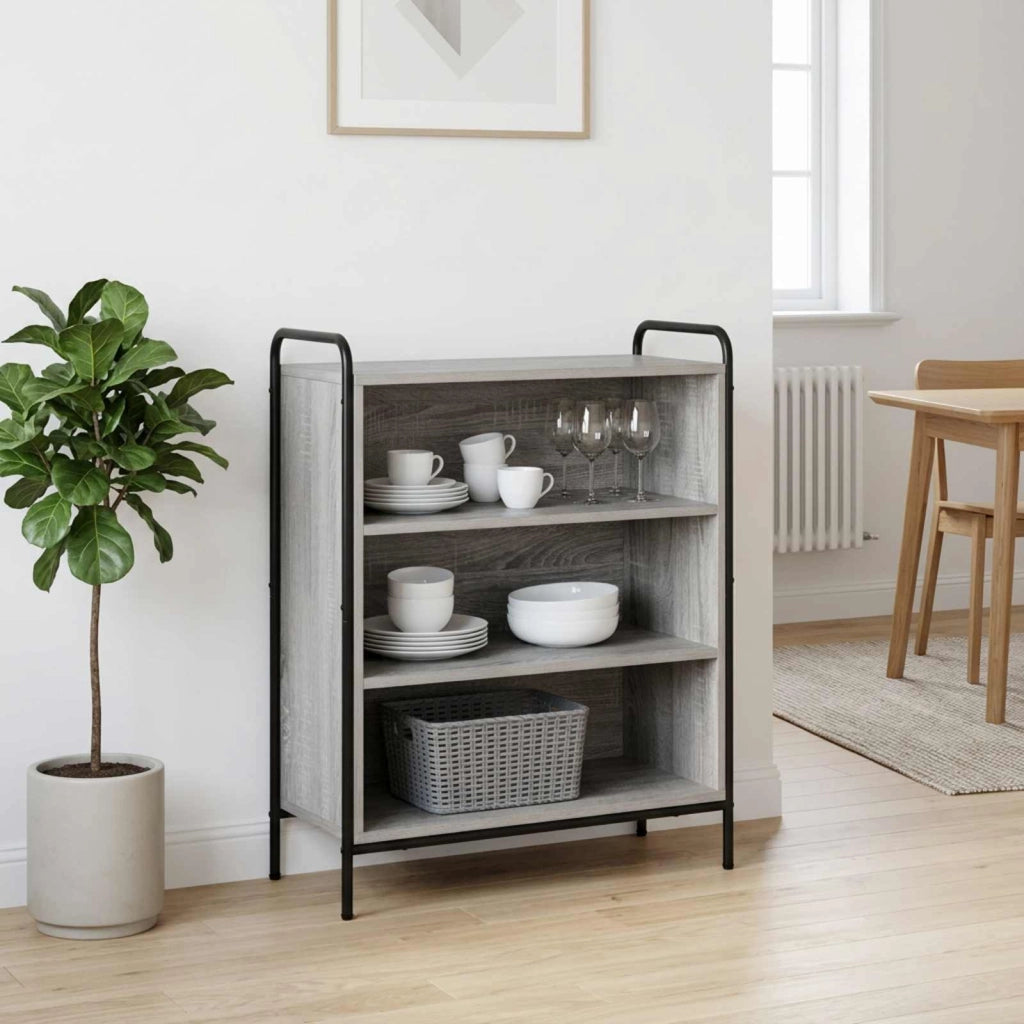 Credenza Sonoma grigio 97 x 33 x 81 cm Legno ingegnerizzato 8013827